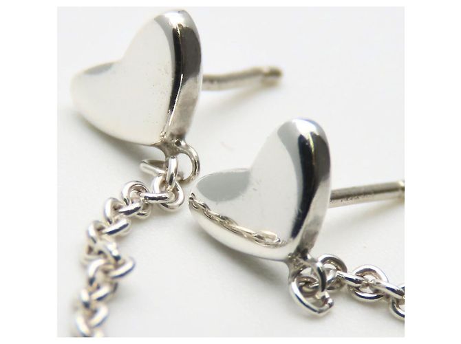 Orecchini a goccia a forma di cuore Tiffany & Co. Argento - vista 6