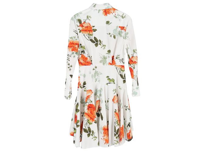 Mini abito camicia a stampa floreale Erdem in cotone multicolore - vista 2