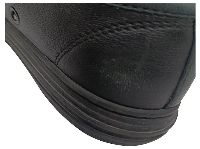Sneakers basse Gucci California con borchie in pelle nera Nero - vista 11