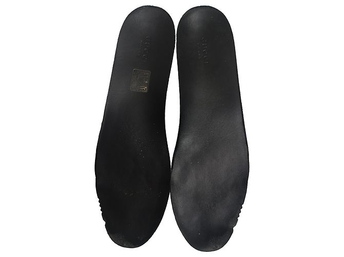 Sneakers basse Gucci California con borchie in pelle nera Nero - vista 7