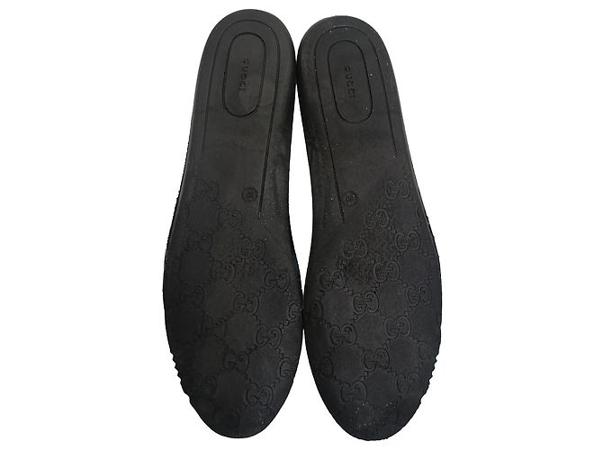 Sneakers basse Gucci California con borchie in pelle nera Nero - vista 9