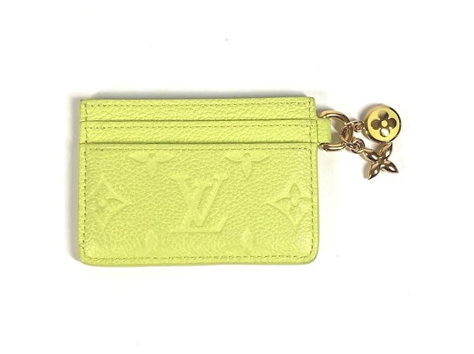 Visitenkartenetui Monogram Empreinte Louis Vuitton Grün - Ansicht 2