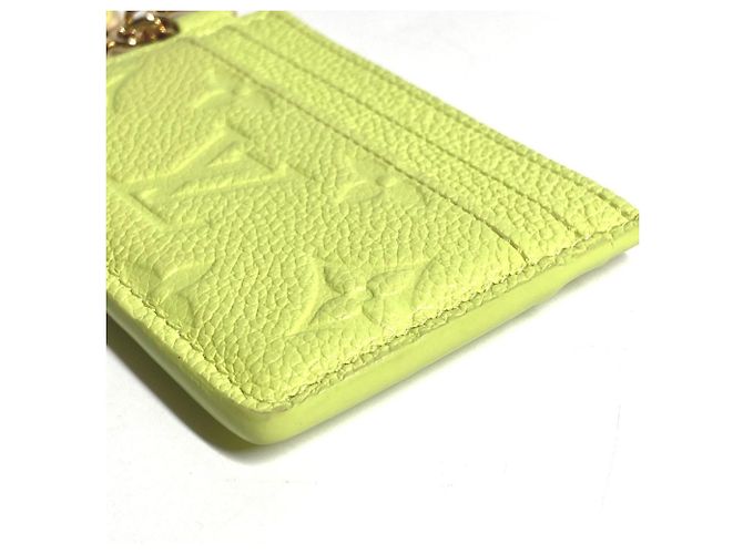 Visitenkartenetui Monogram Empreinte Louis Vuitton Grün - Ansicht 5