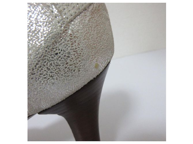 Fendi High Heel Sandalen Silber - Ansicht 10