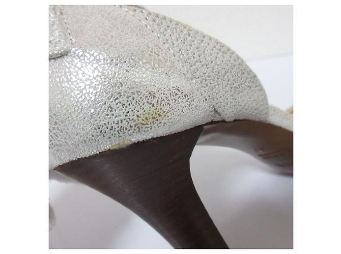 Fendi High Heel Sandalen Silber - Ansicht 12