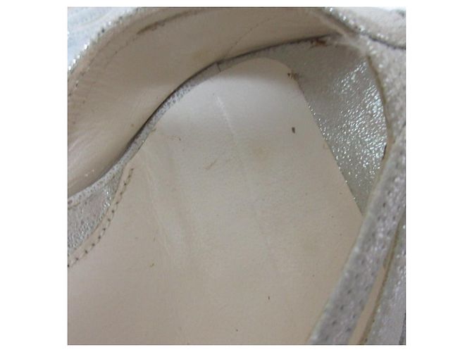 Fendi High Heel Sandalen Silber - Ansicht 13