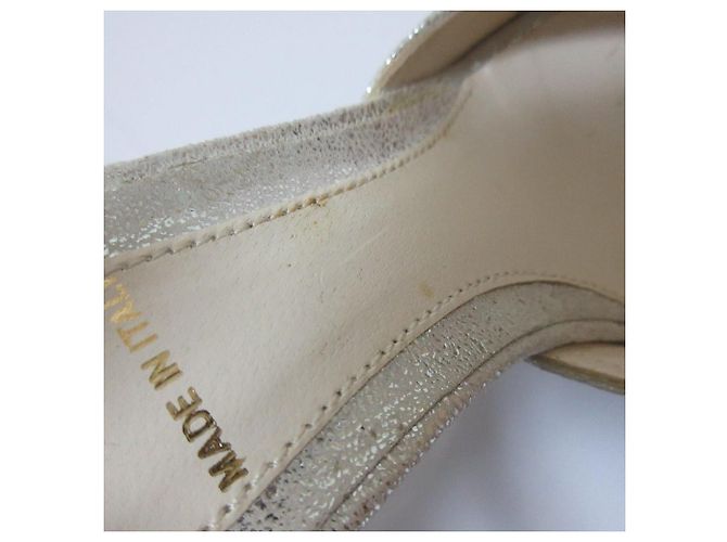 Fendi High Heel Sandalen Silber - Ansicht 15