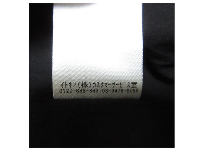 Glänzendes Botanisches Kleid Sybilla Schwarz - Ansicht 12