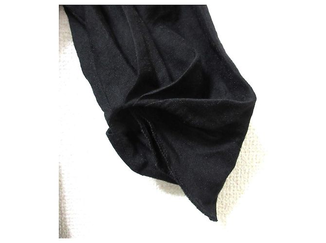 Glänzendes Botanisches Kleid Sybilla Schwarz - Ansicht 13