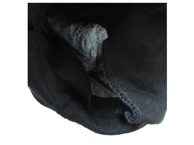 Glänzendes Botanisches Kleid Sybilla Schwarz - Ansicht 14