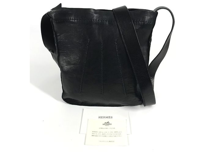 Borsa Pochette Toudou Hermès Nero - vista 14