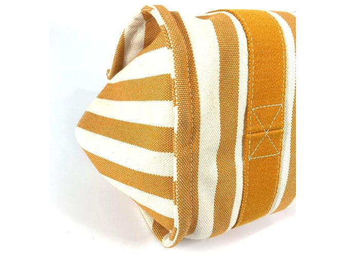 Hermès Hermes Cannes PM Tote Bag Weiß Gelb - Ansicht 8