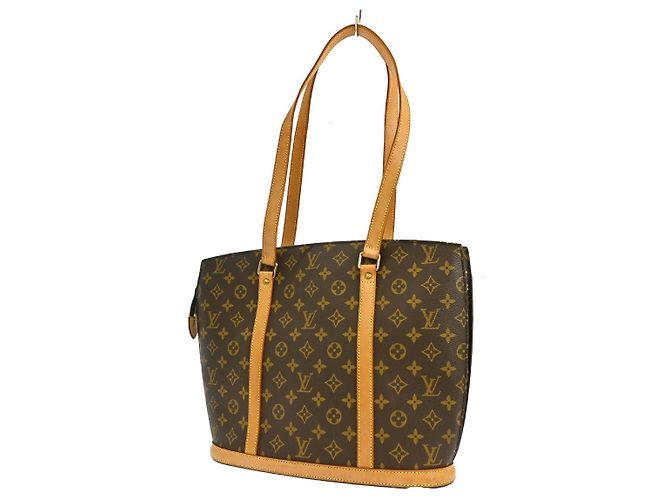Borsa Babylone in Tela Monogram Louis Vuitton Marrone - vista 2