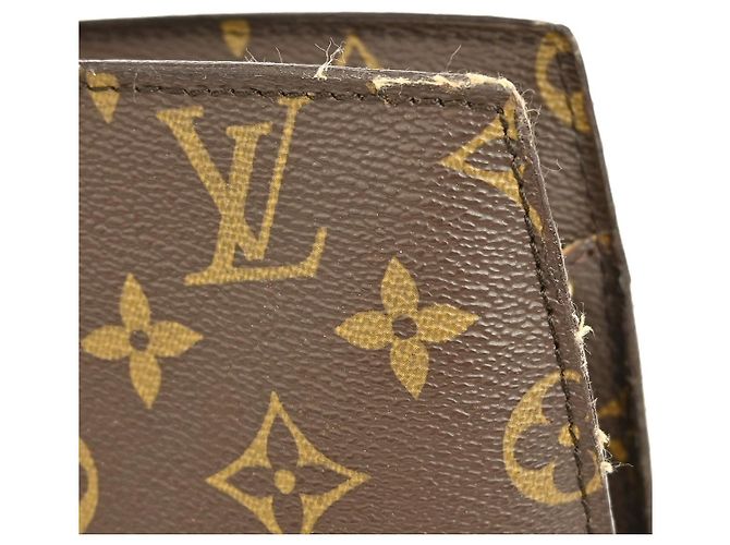 Borsa Babylone in Tela Monogram Louis Vuitton Marrone - vista 6