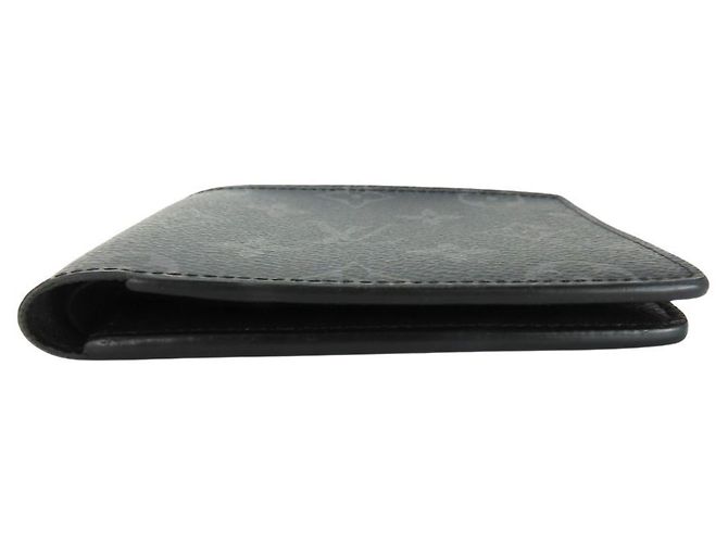 Louis Vuitton Monogram Eclipse Bi-fold Wallet Black - view 3