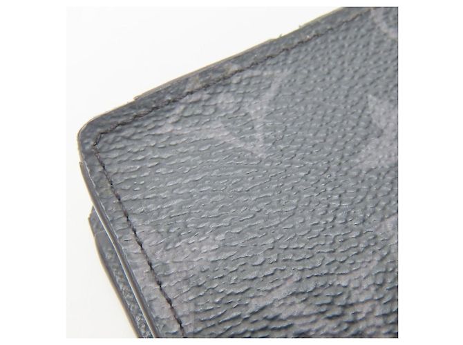 Louis Vuitton Monogram Eclipse Bi-fold Wallet Black - view 6