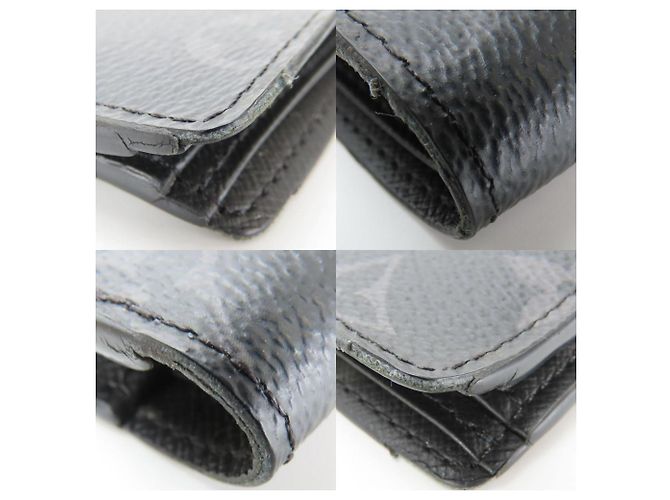 Louis Vuitton Monogram Eclipse Bi-fold Wallet Black - view 8