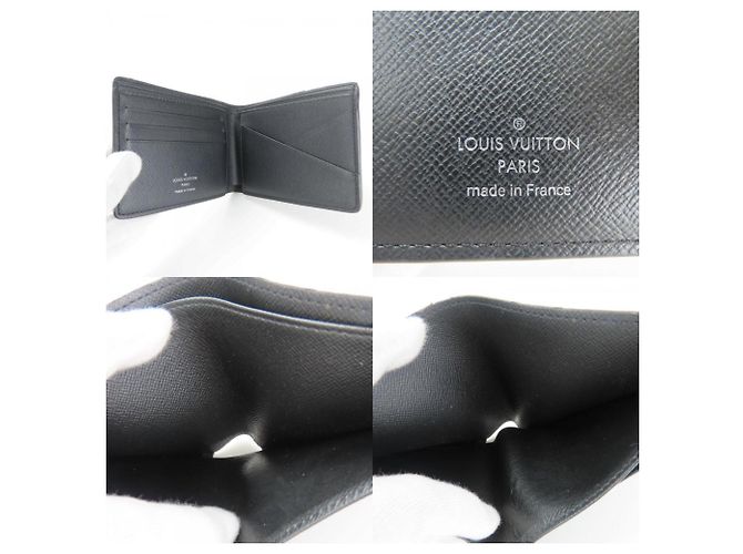 Louis Vuitton Monogram Eclipse Bi-fold Wallet Black - view 9