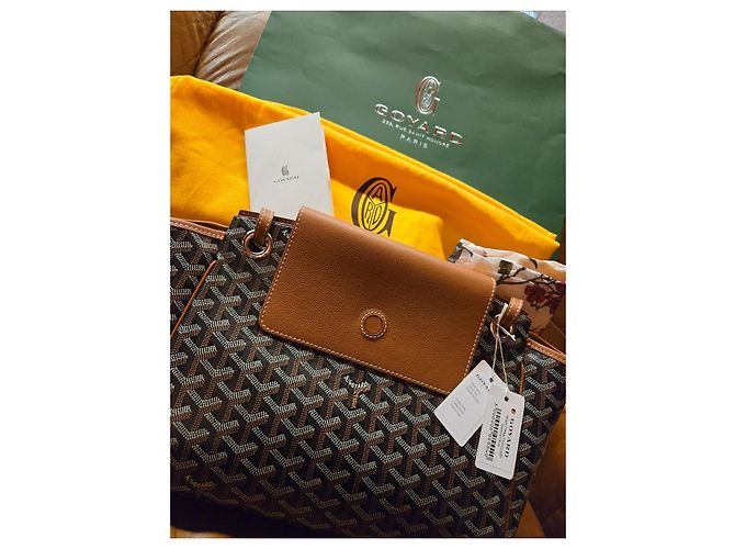 Borsa Goyard Rouette Marrone in Pelle - vista 2