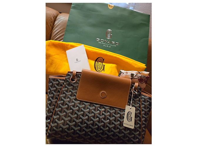Borsa Goyard Rouette Marrone in Pelle - vista 3