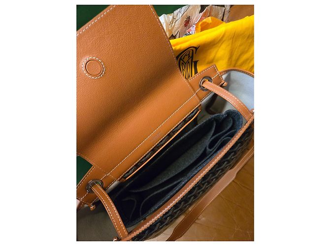 Borsa Goyard Rouette Marrone in Pelle - vista 7