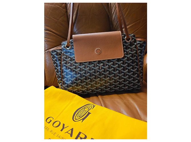 Borsa Goyard Rouette Marrone in Pelle - vista 8