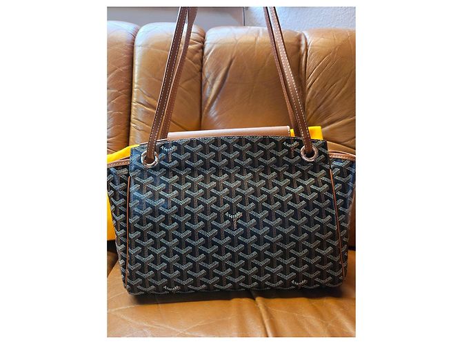 Borsa Goyard Rouette Marrone in Pelle - vista 9