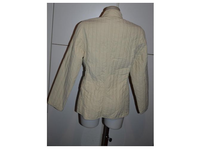 Veste Marina Yachting en mélange de coton beige Taille 42 - vue 3