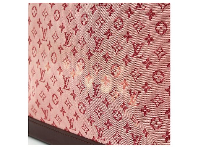 Borsa a Mano Louis Vuitton Alma Monogram LV in Tela Monogram Bordeaux Bordò - vista 3