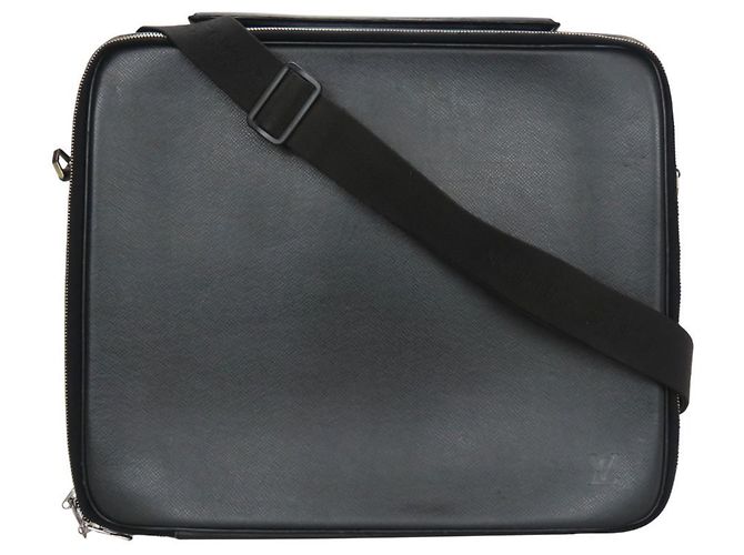Borsa a Spalla Porte Ordinateur Odessa Louis Vuitton Grigio - vista 11
