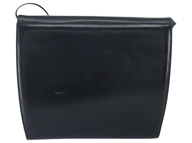 Salvatore Ferragamo Gancini in pelle Nero - vista 2
