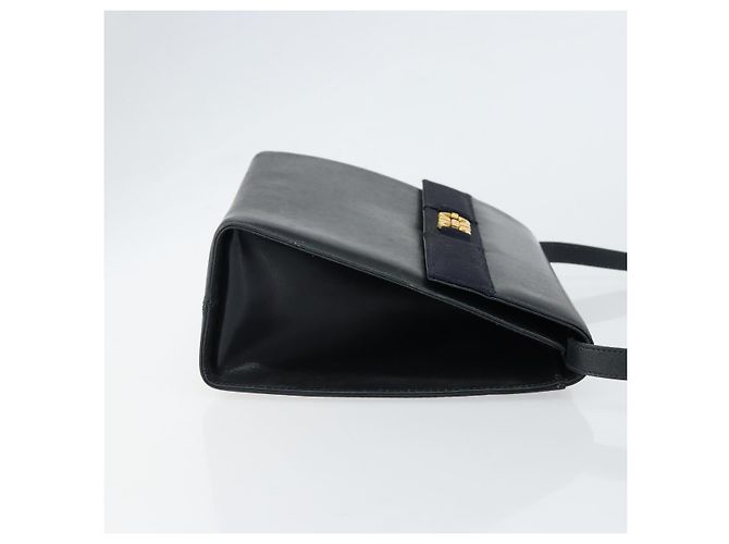Salvatore Ferragamo Gancini in pelle Nero - vista 3