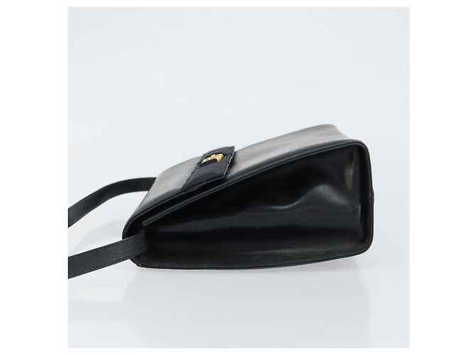 Salvatore Ferragamo Gancini in pelle Nero - vista 4