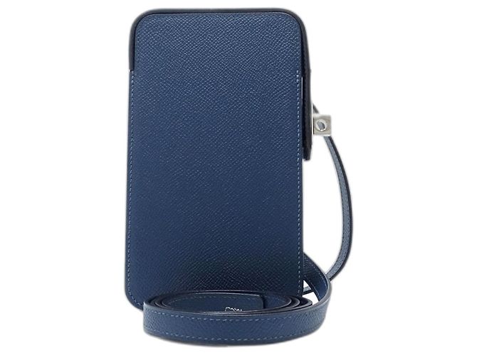 Hermès Borsa a Spalla Pochette Hermes Aka Box WNN005 Blu - vista 10