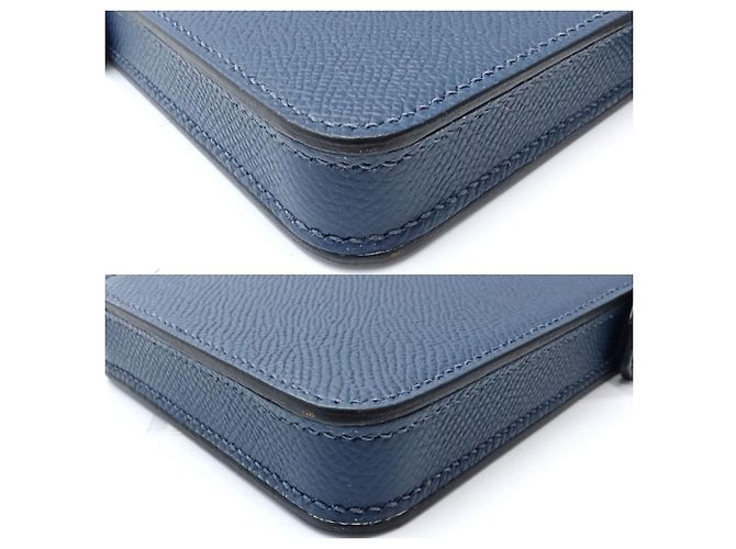 Hermès Borsa a Spalla Pochette Hermes Aka Box WNN005 Blu - vista 4