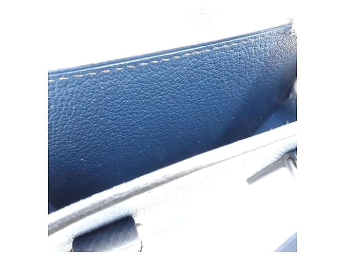 Hermès Borsa a Spalla Pochette Hermes Aka Box WNN005 Blu - vista 8