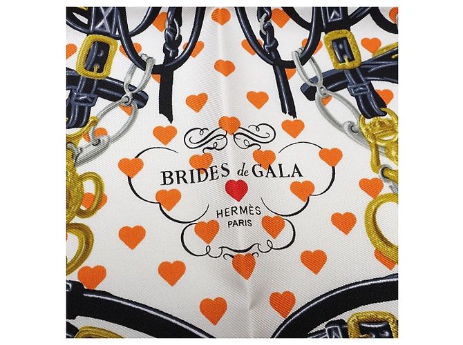 Foulard Brides de Gala Carré 40 di Hermès Multicolore - vista 6