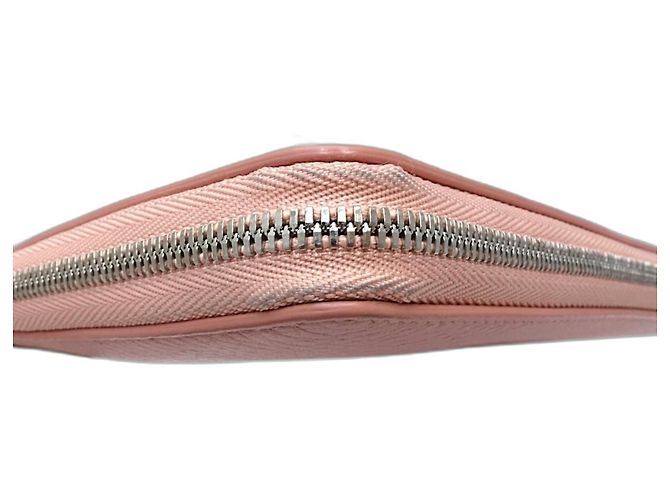 Cartera larga de cuero rosa Tiffany & Co. - vista 4