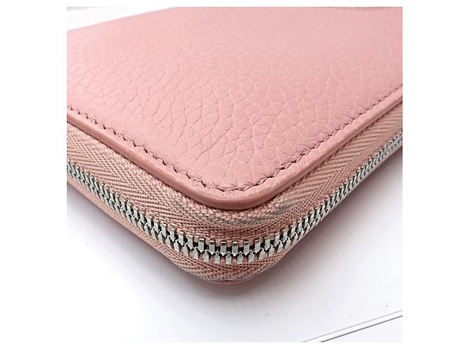 Cartera larga de cuero rosa Tiffany & Co. - vista 5