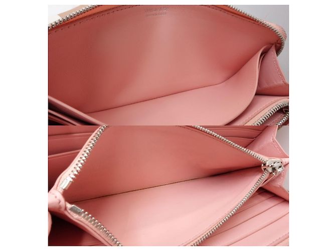 Cartera larga de cuero rosa Tiffany & Co. - vista 8