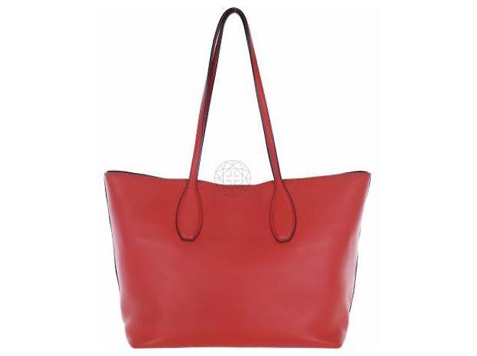 Borsa tote Salvatore Ferragamo in pelle rossa - vista 6