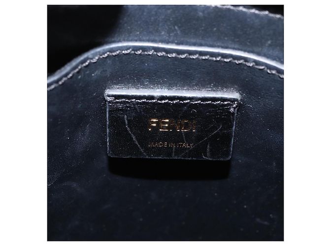 Fendi Pack Borsa Shopping in Pelle Piccola Giallo - vista 7