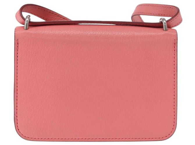 Burberry D-Ring Schultertasche aus Leder Mini Pink - Ansicht 2