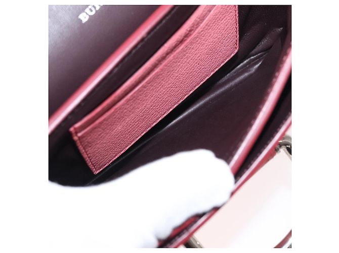 Burberry D-Ring Schultertasche aus Leder Mini Pink - Ansicht 5