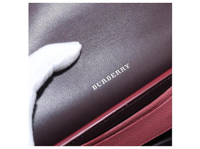 Burberry D-Ring Schultertasche aus Leder Mini Pink - Ansicht 6