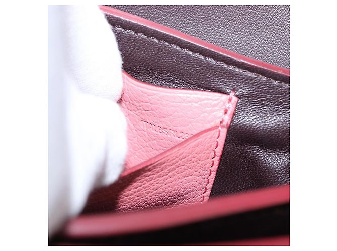 Burberry D-Ring Schultertasche aus Leder Mini Pink - Ansicht 7