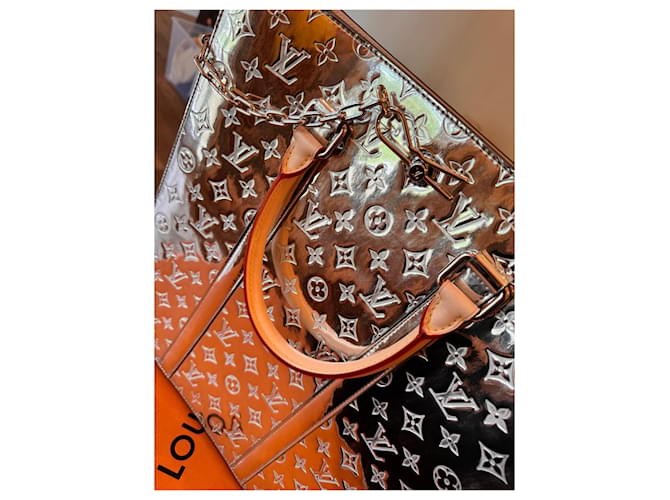 Louis Vuitton Sac Plat Monogram Mirror Argento - vista 3