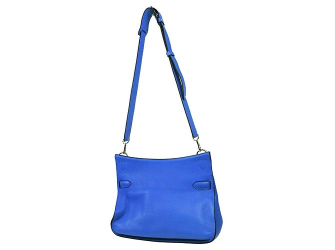 Hermès Jypsiere Tasche Clemence 34 Blau - Ansicht 2
