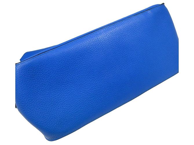 Hermès Jypsiere Tasche Clemence 34 Blau - Ansicht 6