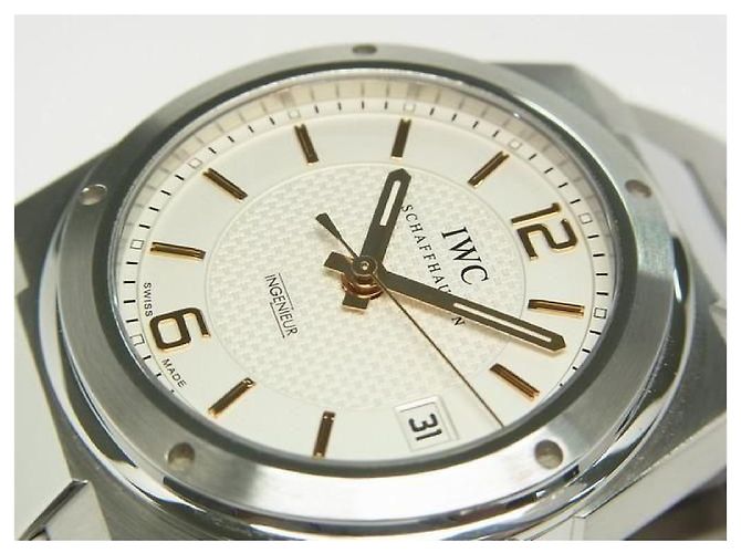 IWC Ingenieur Automatic 40 MM silver IW322801 Sapphire crystal caseback Mens Silvery - view 3